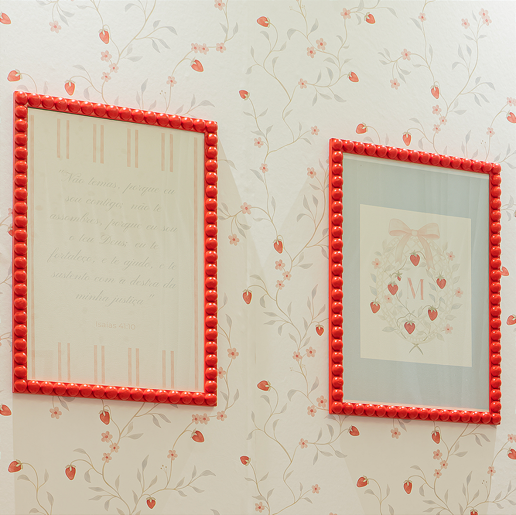 Quadro Bubble vermelho SDN